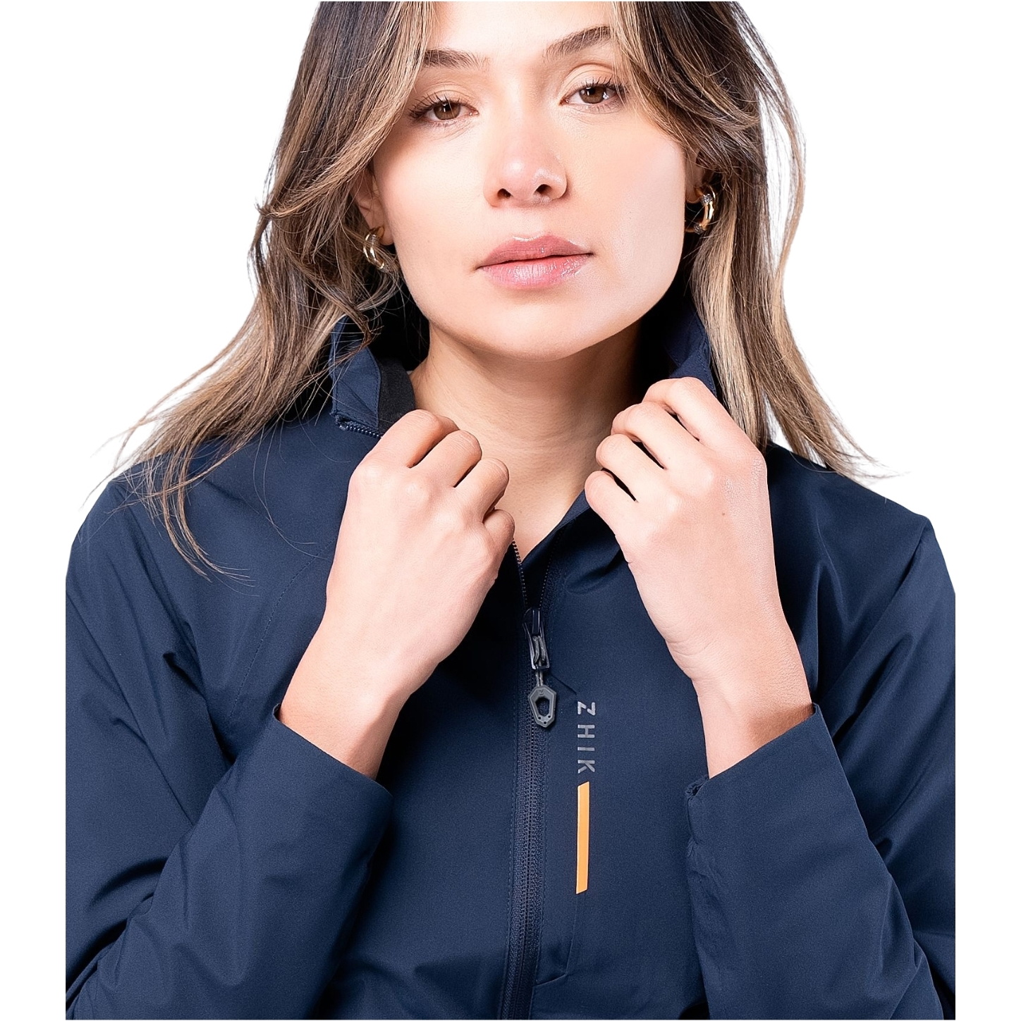 2025 Zhik Mujer Ins100 Chaqueta De Navegación Costera Jkt0110w - Navy